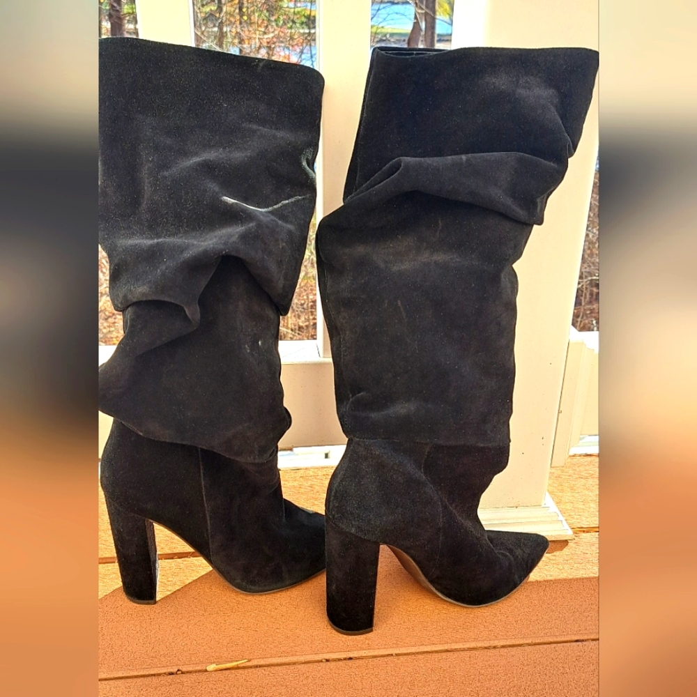 Steve Madden Slouched Suede Boots